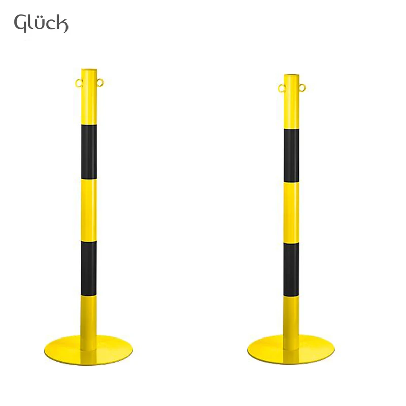 
Outdoor Indoor New Steel Safety Bollard Chain Holder Stand Traffic Barrier Protection Barrier 