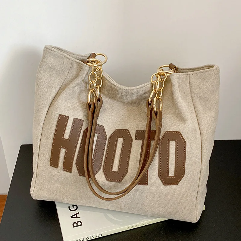 Hot Selling Single Shoulder Canvas Bag 2024 New Autumn Tote Bag Large Capacity Handbag For Women