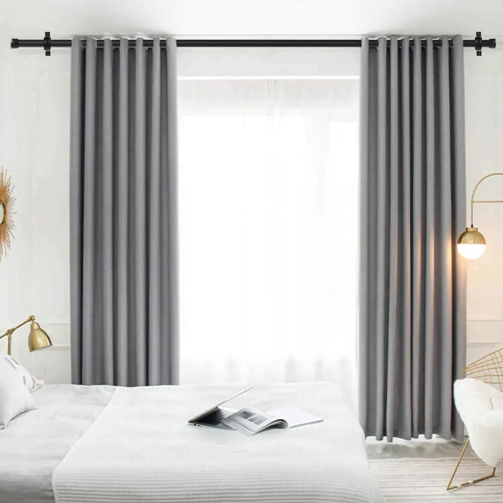 Curtain Twisted Pole Elegant Curtain Rod Ends Retractable Single Premium Curtain Rods And Holder For Windows