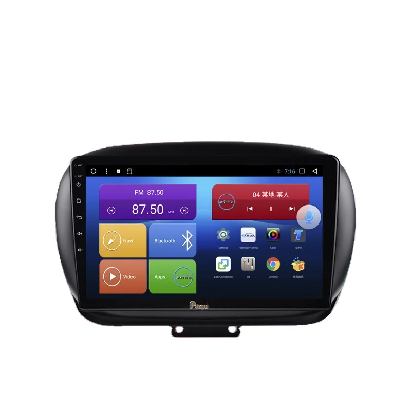 Car DVD Multimedia Player for FIAT 500X 2014-2020 9 INCH 8 Core 6GB RAM 128GB ROM Audio Video upgrading With DSP and CarPlay