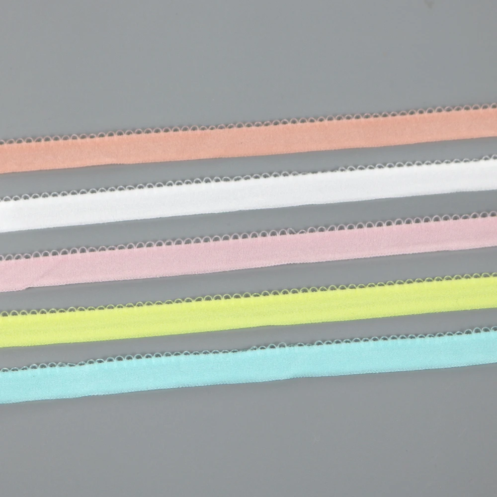 Newest Hot Sale Designer Bands Flat Elastic Shiny Edge For Underwear