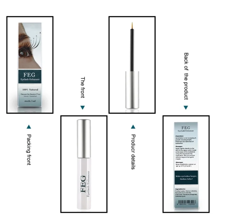 New Design UK private label Eyelash Growth Liquid Natural Effective Lengthening Enhancer Eyelash Growth Serum