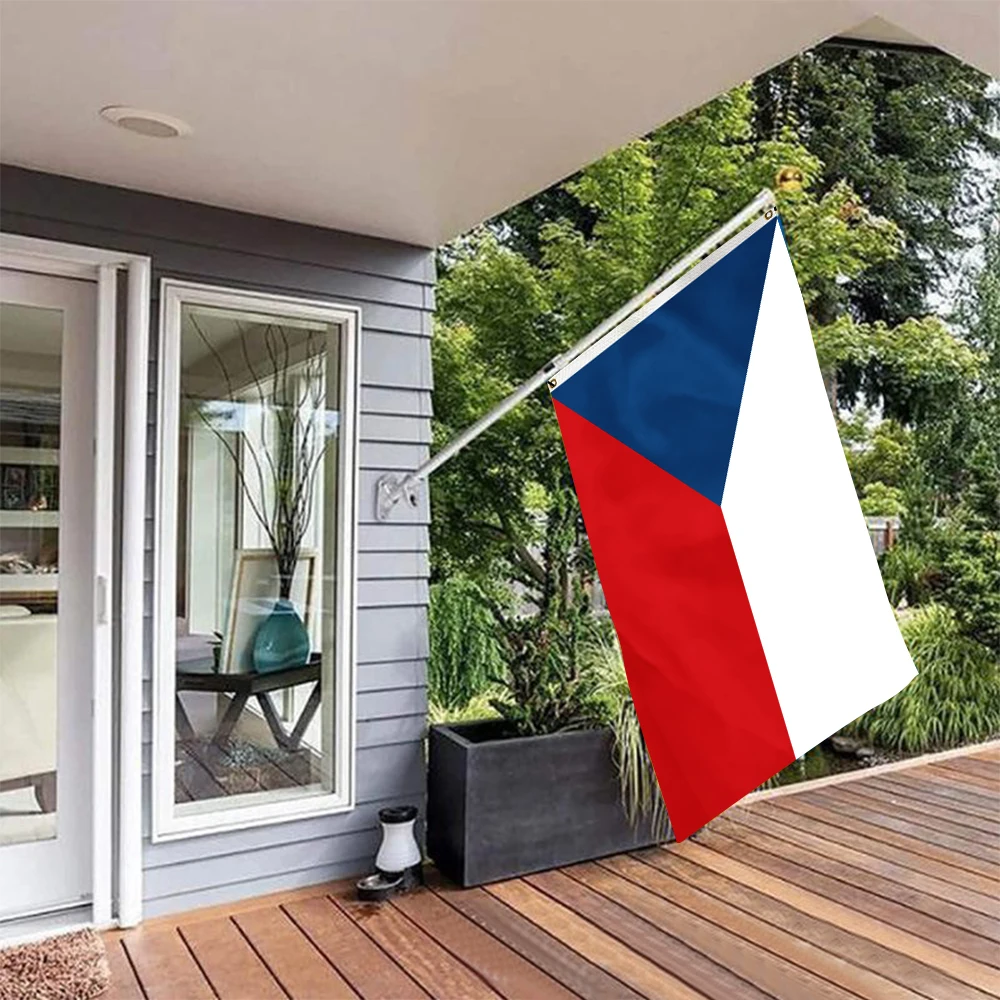 3X5FT Vivid Color and UV Fade Resistant All Different Countries Professional Flag Factory the Czech Republic Flag