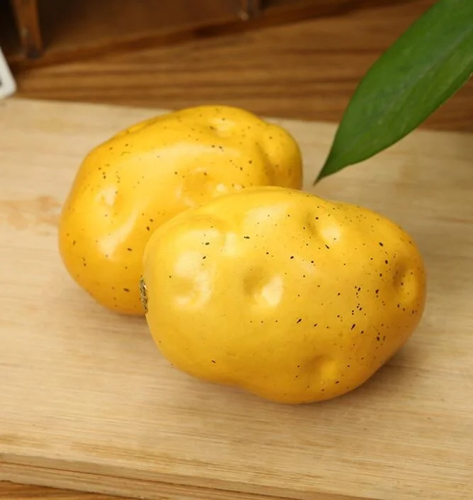 realistic artificial vegetable faux potato for home decor