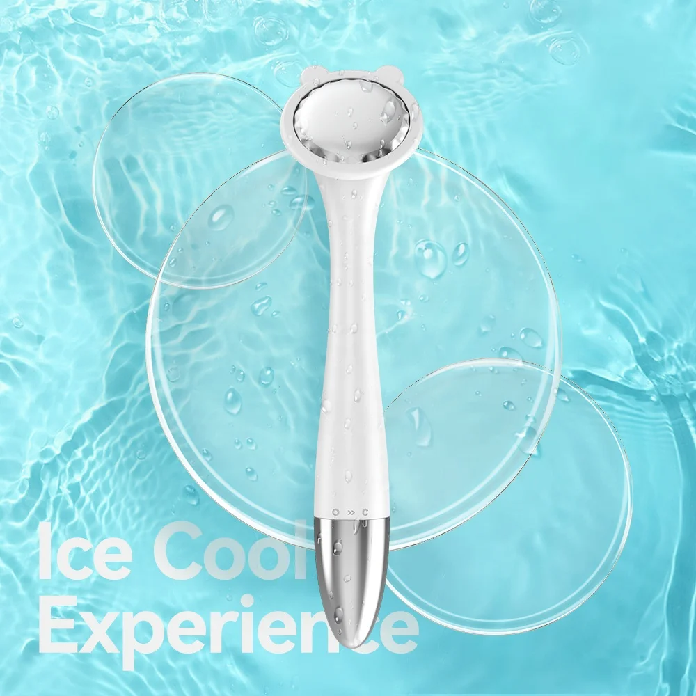 Trends USA EMS Micro-Current heat red Light Dark Circles Electric Heating Care Wand Anti Aging Therapy Eye Massager