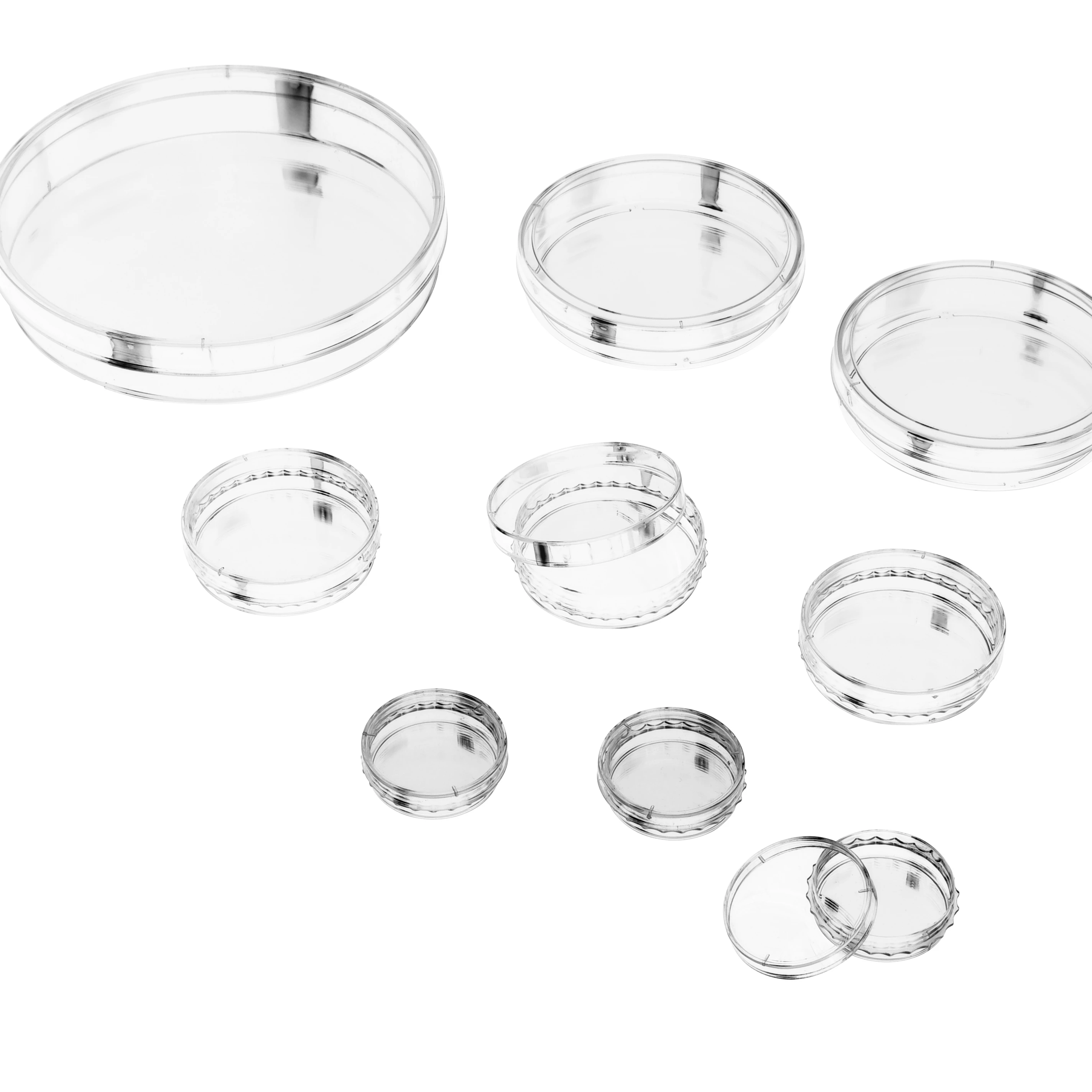 Wholesale Disposable Plastic35mm 60mm  90mm 150mm Tissue Culture Cell Culture Dishes Sterilized TC Treated Petri Dish For Lab