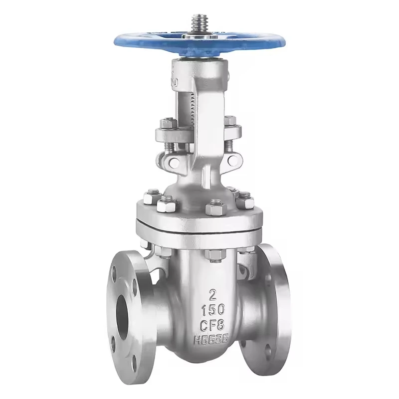 Cast steel flange gate valve steam thermal oil high temperature valve stainless steel corrosion resistant gate valve