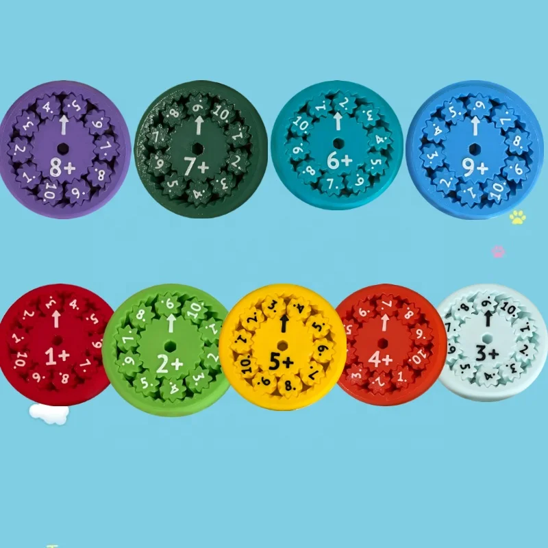 Multiplication Math Fidget Spinners 9Pcs Set Math Fidget Spinners Learning Math Counting Toys