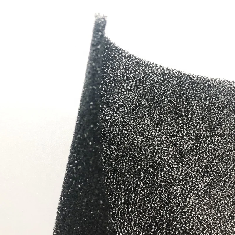 Activated Carbon Sponge Filter Odor Absorbing Carbon Filter Material