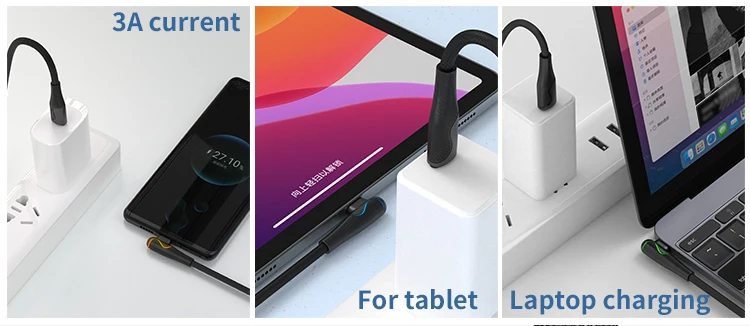 OEM ODM 5cm-100cm double-sided plug type-c usb type-c-to-usb type-c data cable