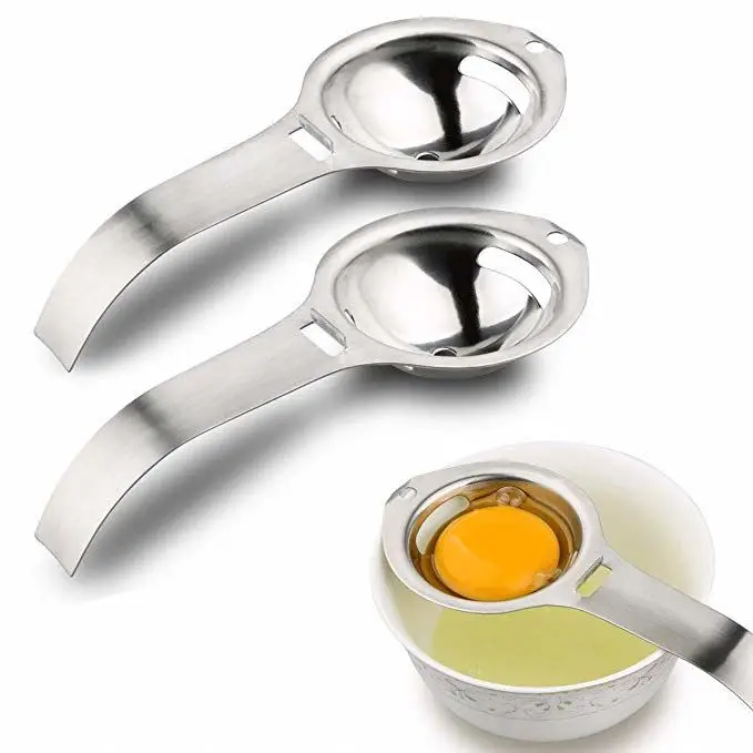 Factory Custom Egg Separator whisk ball Stainless Steel Egg White Yolk Filter Egg Divider Kitchen Gadget stainless steel ball