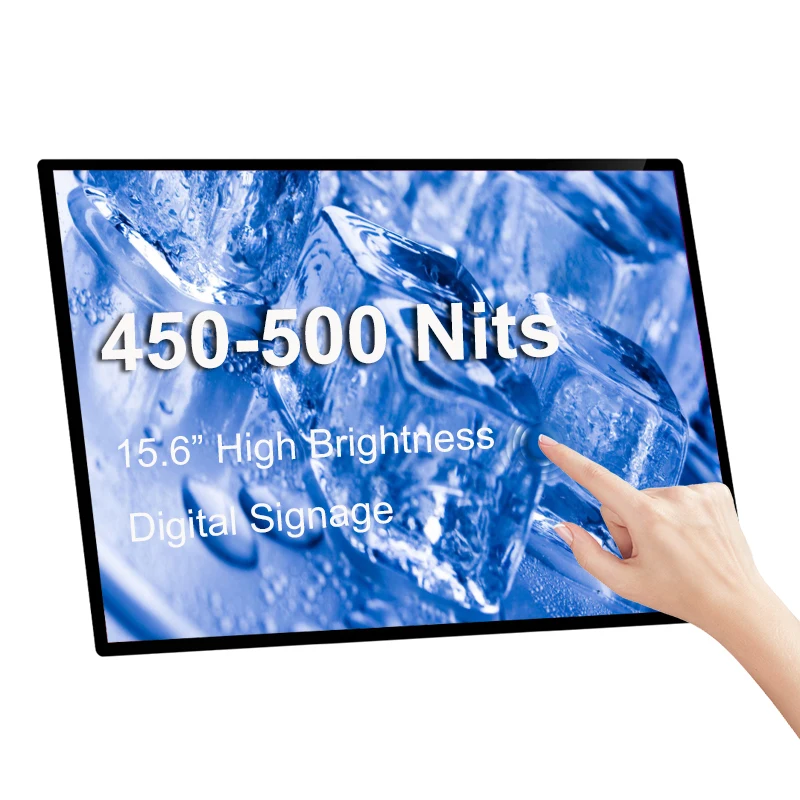 450-500nits 15.6 Inch Capacitive Touchscreen Tablet Pc 15 IPS Screen Ultra-Narrow Border Wall Mounted Android