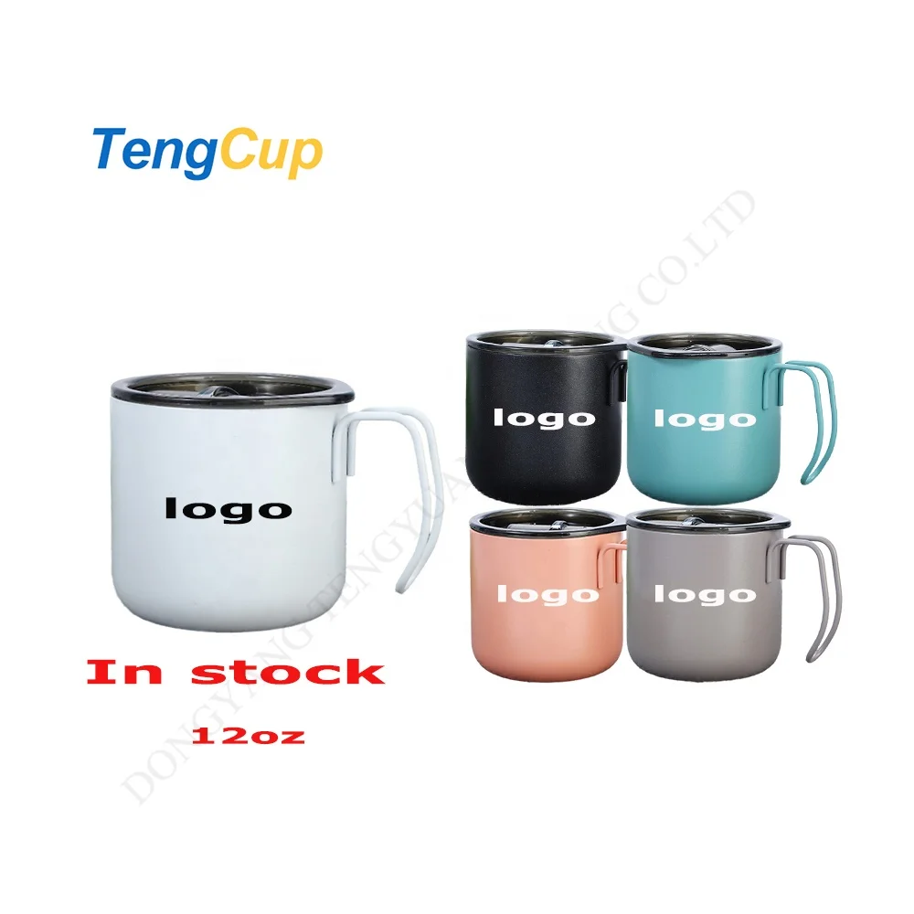 TY Customized Smart Beer Sublimation Double Wall Stainless Steel Vacuum Travel Coffee Thermos Mug With Handle