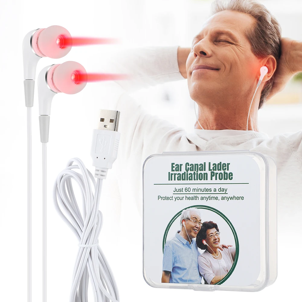 Physiotherapy Hearing Loss Ear Ringing Treatment Tinnitus Ear Laser Therapy Device