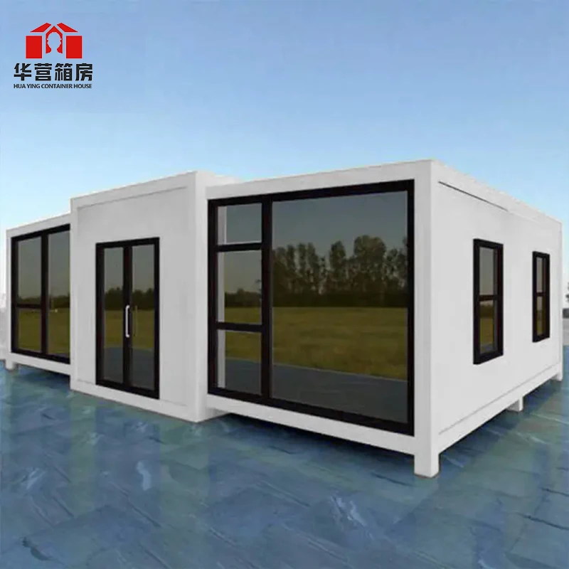 High Quality 40ft Expandable Steel Structure Container House with 2 Bedrooms Movable Home Shop Use Direct Sale China Supplier