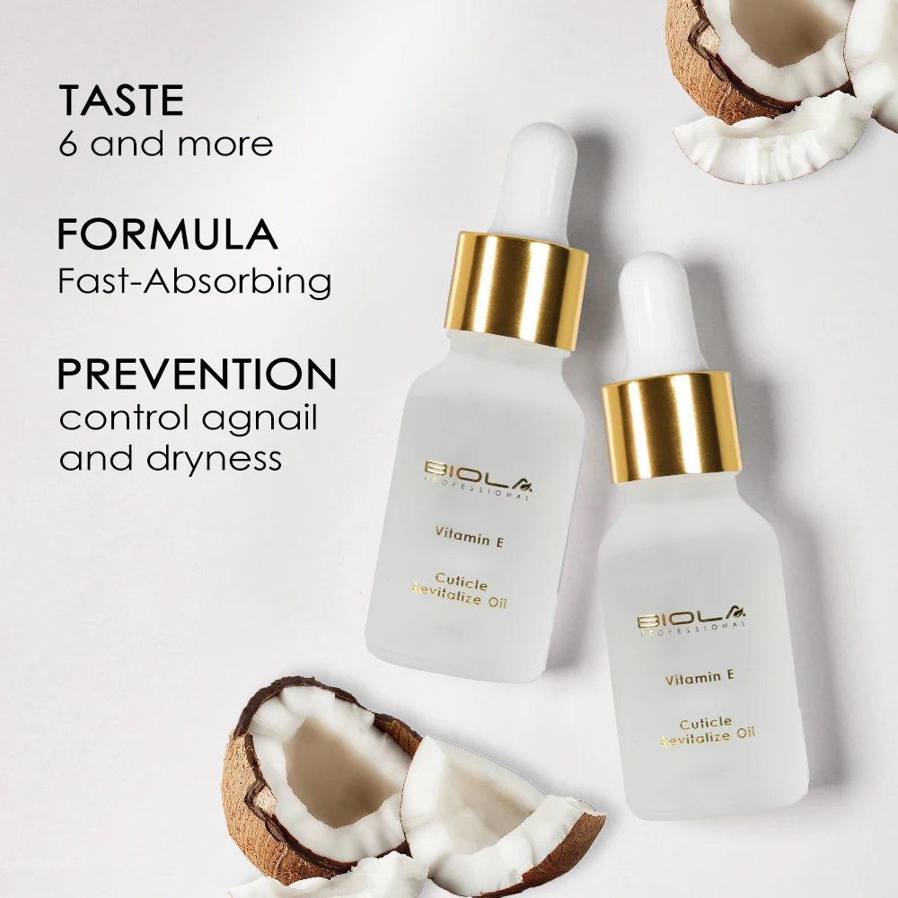 Wholesale OEM Private label 6 flowers Smell Revitalizer Vitamin E Nail Cuticle Oil For Nail Care