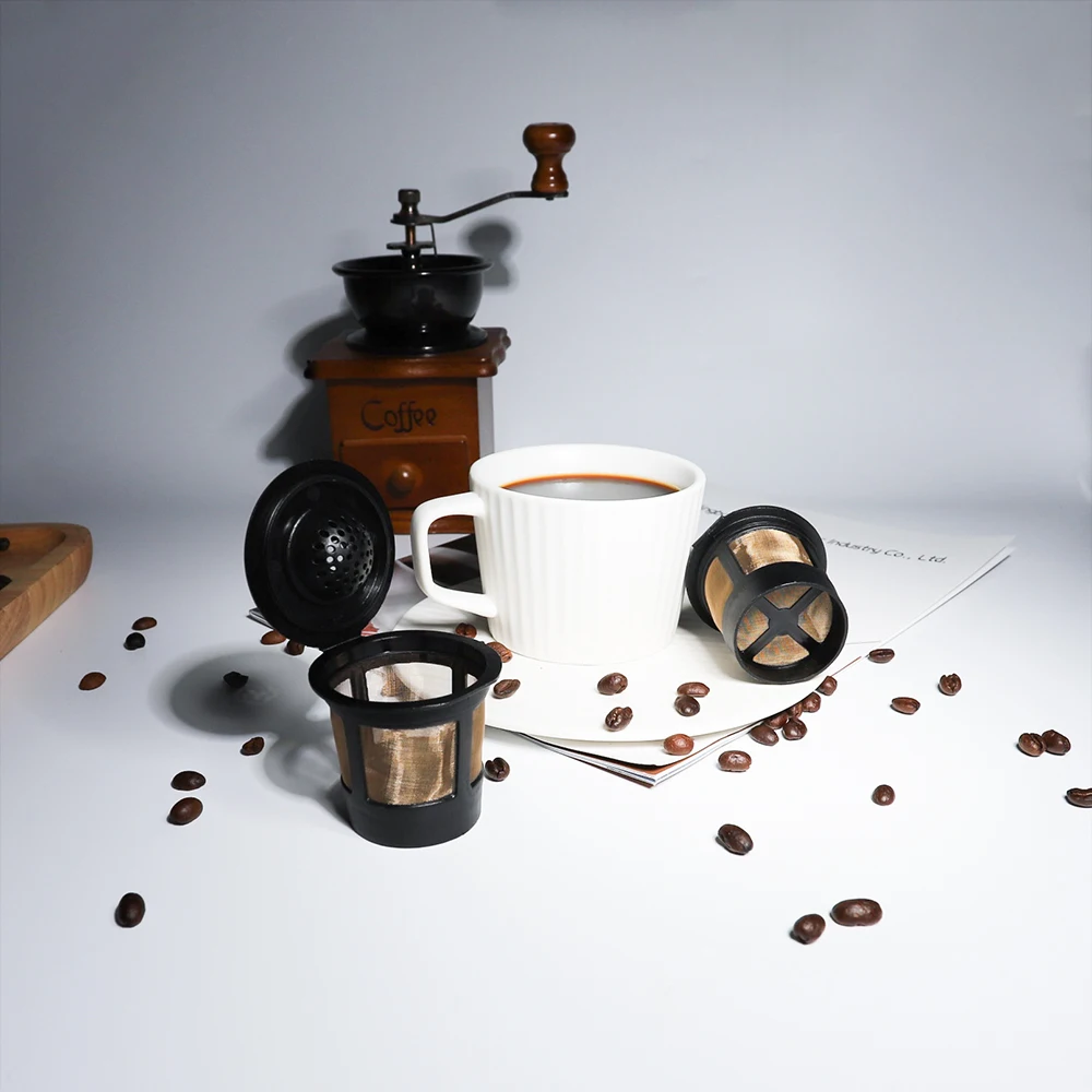 Direct Factory Price keurig k cup coffee filter promotional stainless steel golden tea filter