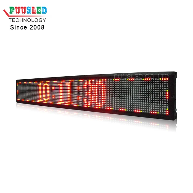 Wifi Digital Board Logo Store LED Scrolling Screen Outdoor Programmable Signs Text P10 Led Sign Display For Advertising