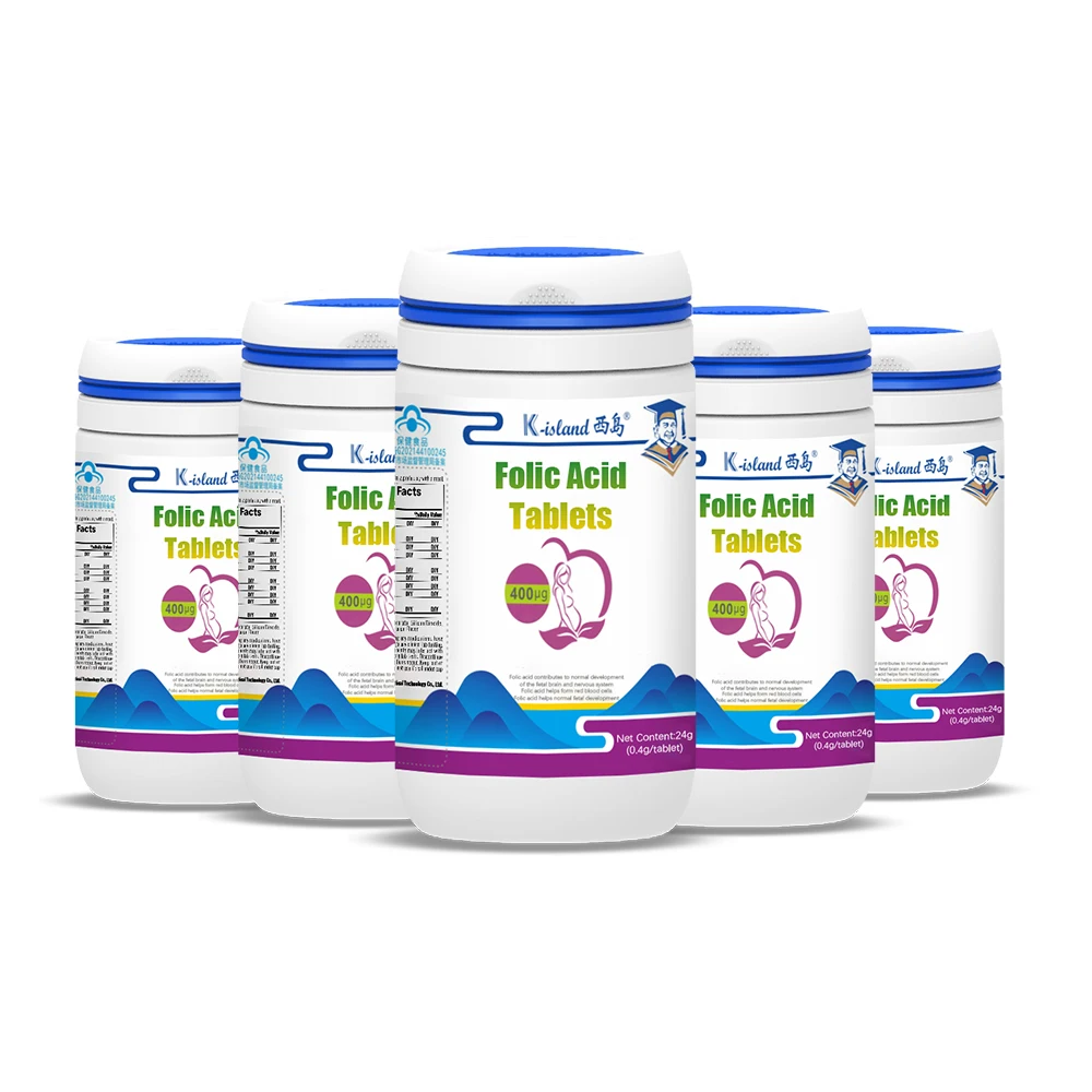 OEM Nutritional Supplements Folic Acid Tablets Vitamin B12 Prenatal Tablets for Pregnant and Lactating Women