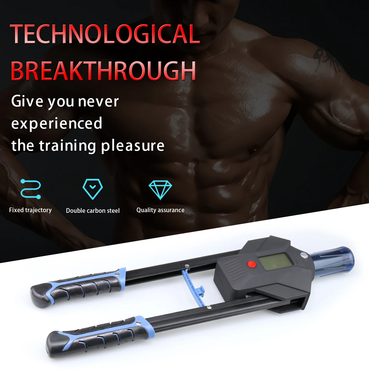  Adjustable Hydraulic Arm Strength Device Home Rod Male Fitness Exercises Muscle Training