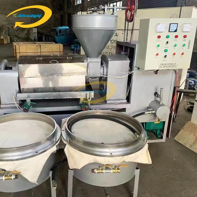 6yl-95 model screw oil press 200-250kg/h btma palm oil mill machine production line oil press machine with filters