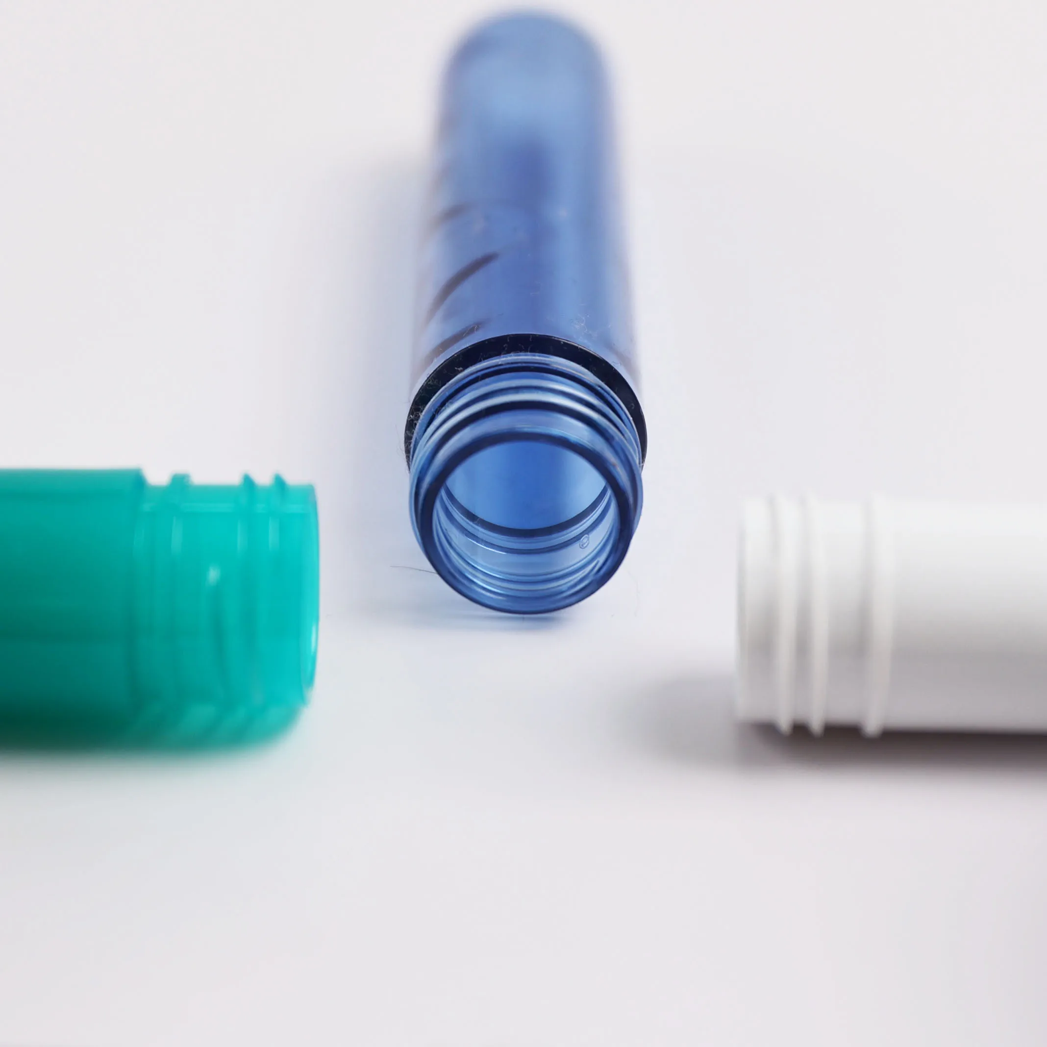 2023 Production PET Bottle Blank White Transparent Tube Embryo For Cosmetics Special Processing Custom