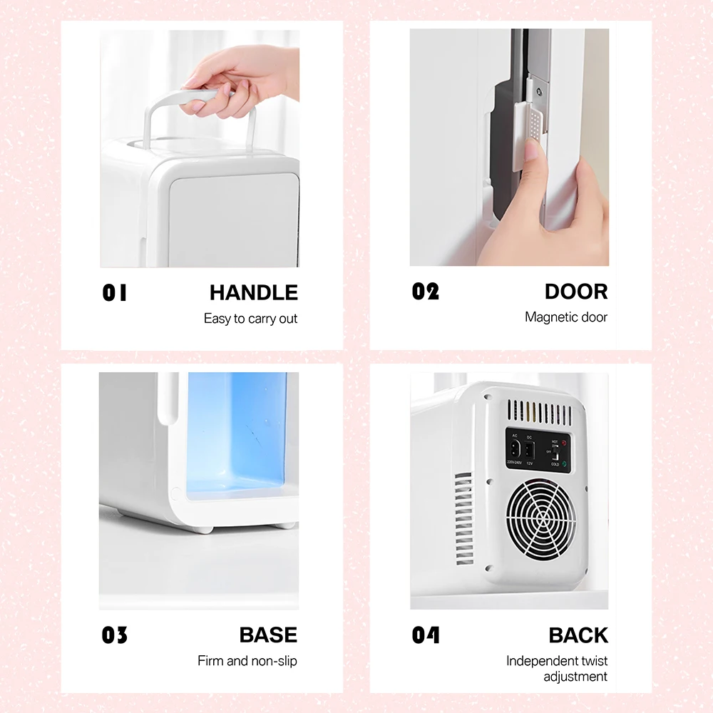 Factory Price Hot Sale wholesale 12V 6L 110V Portable Trucks Car Small Refrigerator Mini Car Refrigerator