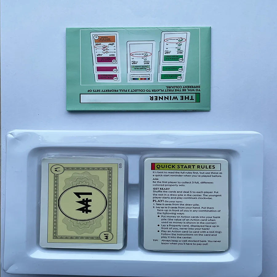 Board Games ARAB DEAL CARD GAME Avon Monopoly Poker Card Deck 108 Card Game