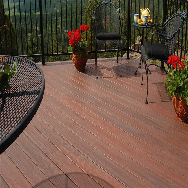 FRSTECH Water-proof Mixed Color  Hollow Co-extrusion WPC deck flooring