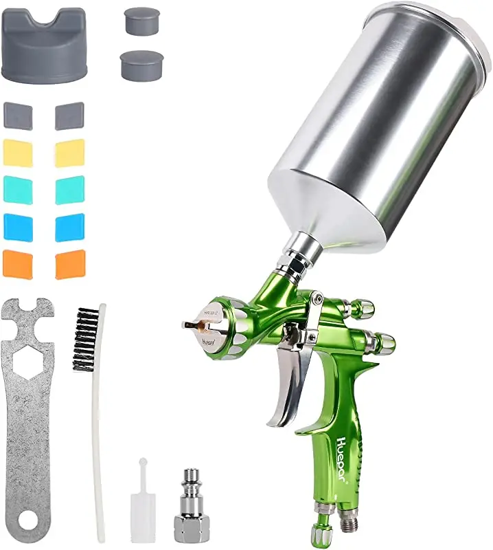Huepar SG300T Air Precise Paint Spray Gun Lvlp 1.3mm Nozzle 1000ml Capacity Accessories HVLP Technology Ergonomic Design