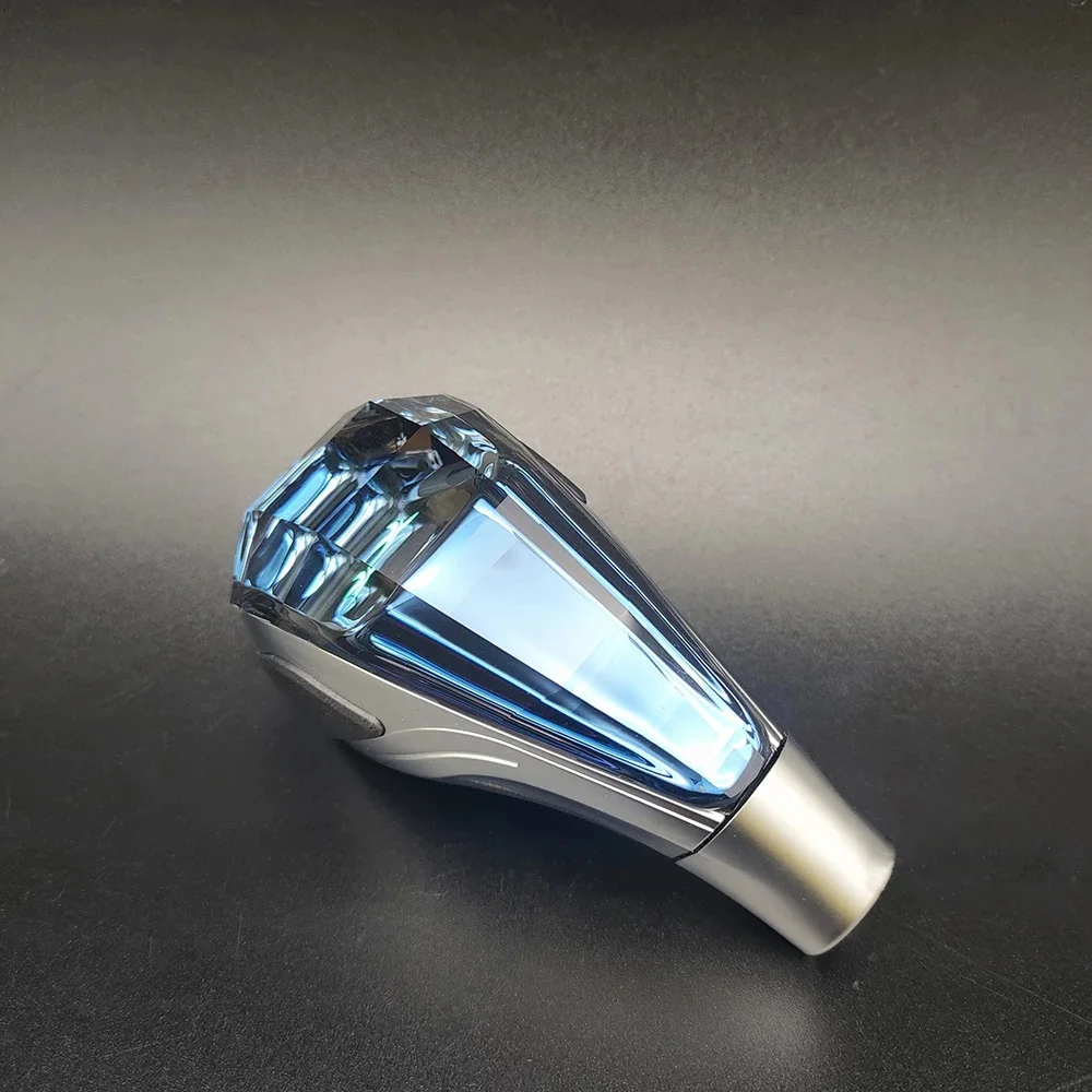 Suitable for Mazda Toyota Lexus Crown Crystal Shift Knob Gear Head 7 Color Touch LED Gear Lever Head Auto Parts Interior