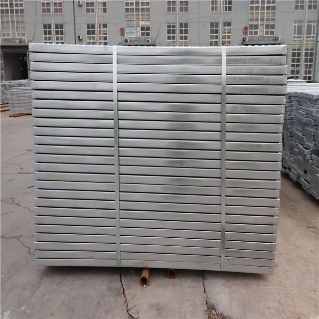 Durable CE Certified Pre galvanized Steel Plank Scaffolds boards for scaffolding System