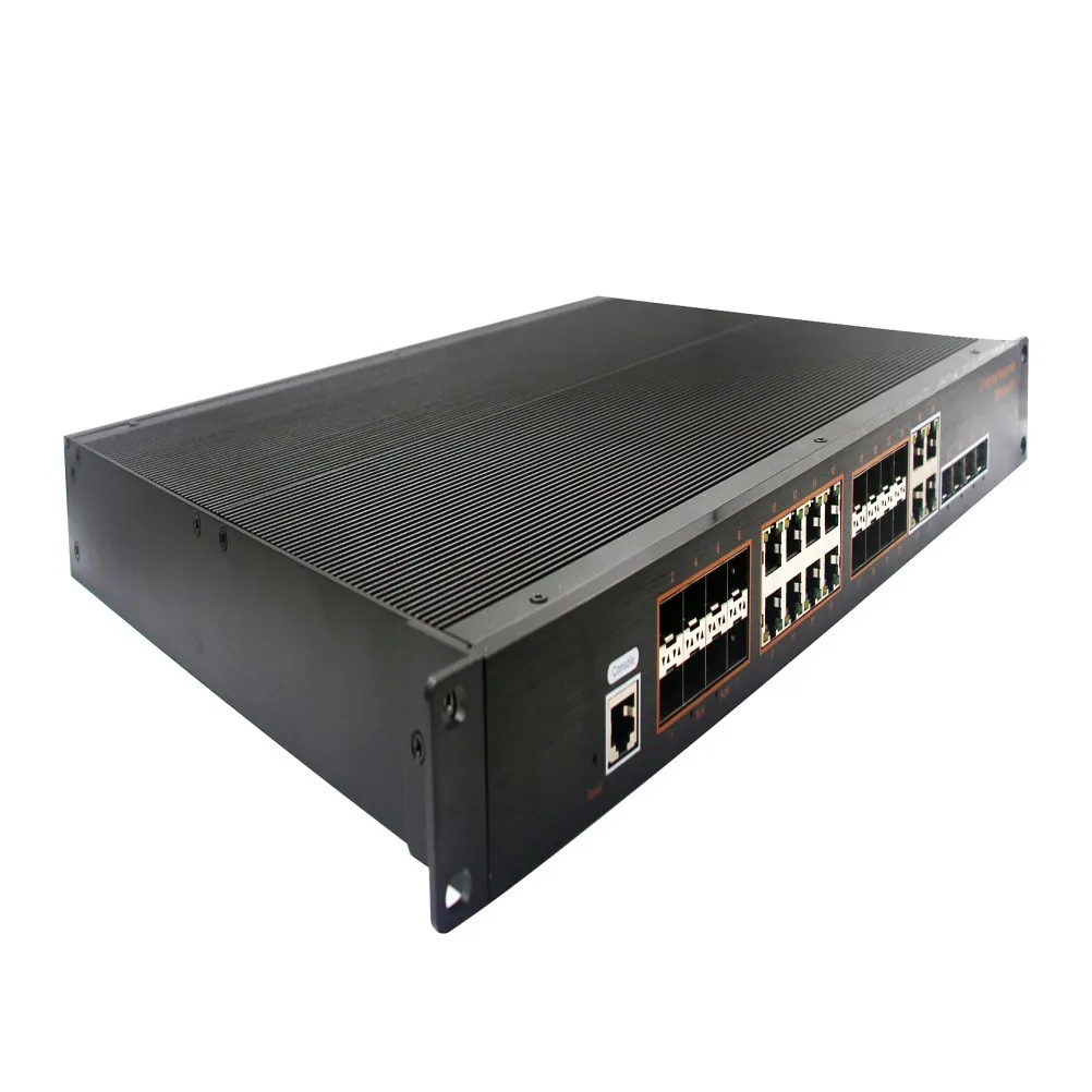 New Products 256g 16mbit 131mpps 16k Customized Industrial Ethernet Switch Network Switch Gigabit