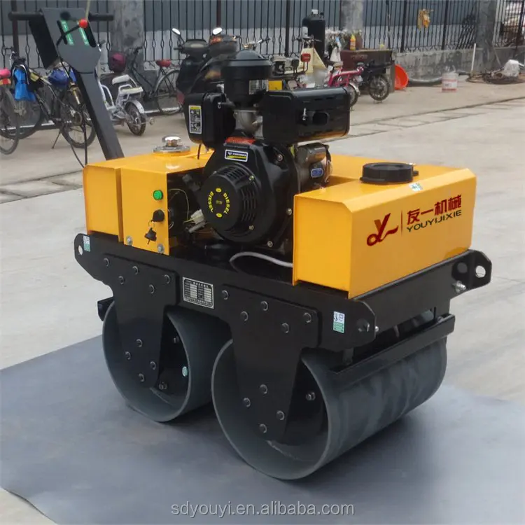 Wholesale manual double drum roller gasoline vibration compactor asphalt road  roller