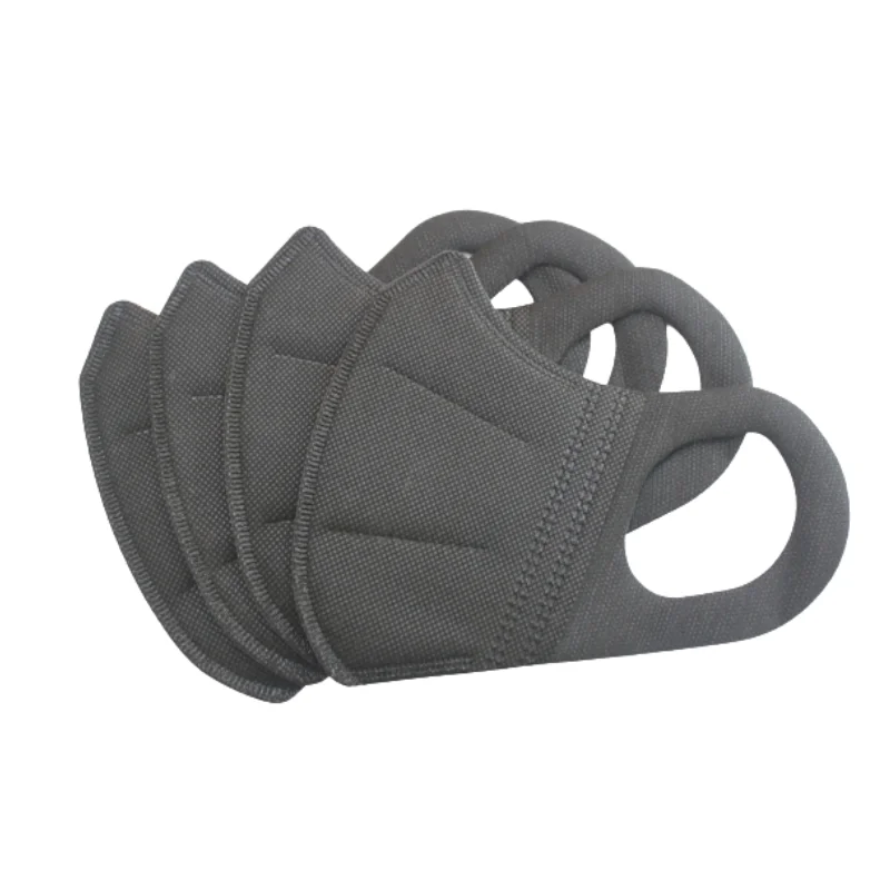 Лидер продаж, Высококачественная Черная 3D одноразовая маска BFE95, цветная маска для лица