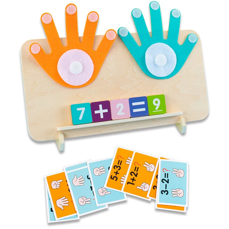 Educational Learning Number Toy for Toddler Finger Counting Math Toys Homeschool Supplies for Math Manipulates