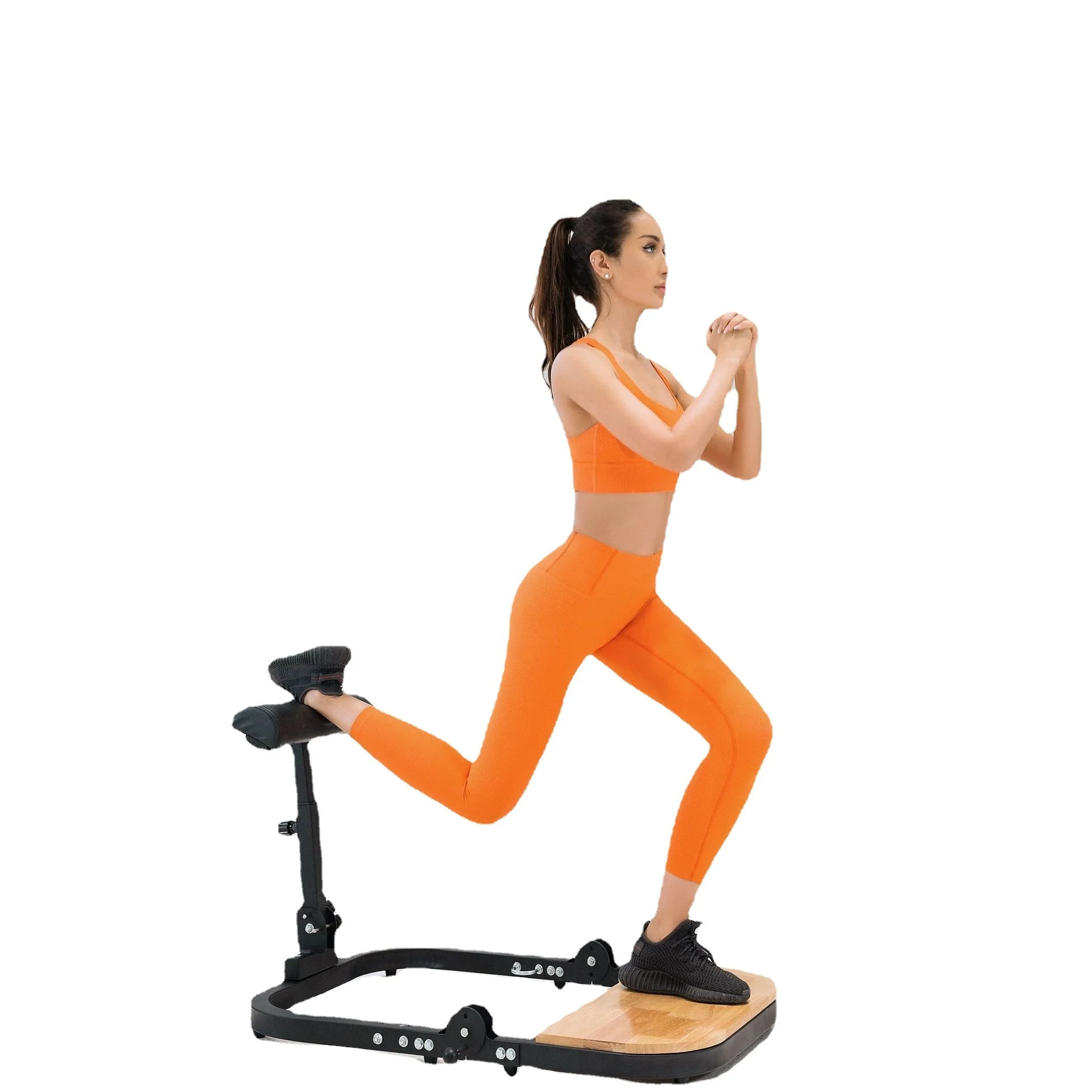 2021 new foldable adjustable gym household hip up machine hip bridge deep thrust trainer buttock muscle fitness training Machine