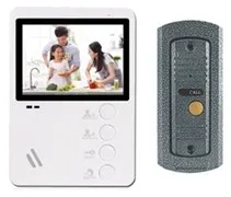 DIY easy operate entry level 2 call panel 1 indoor monitor video monitor system