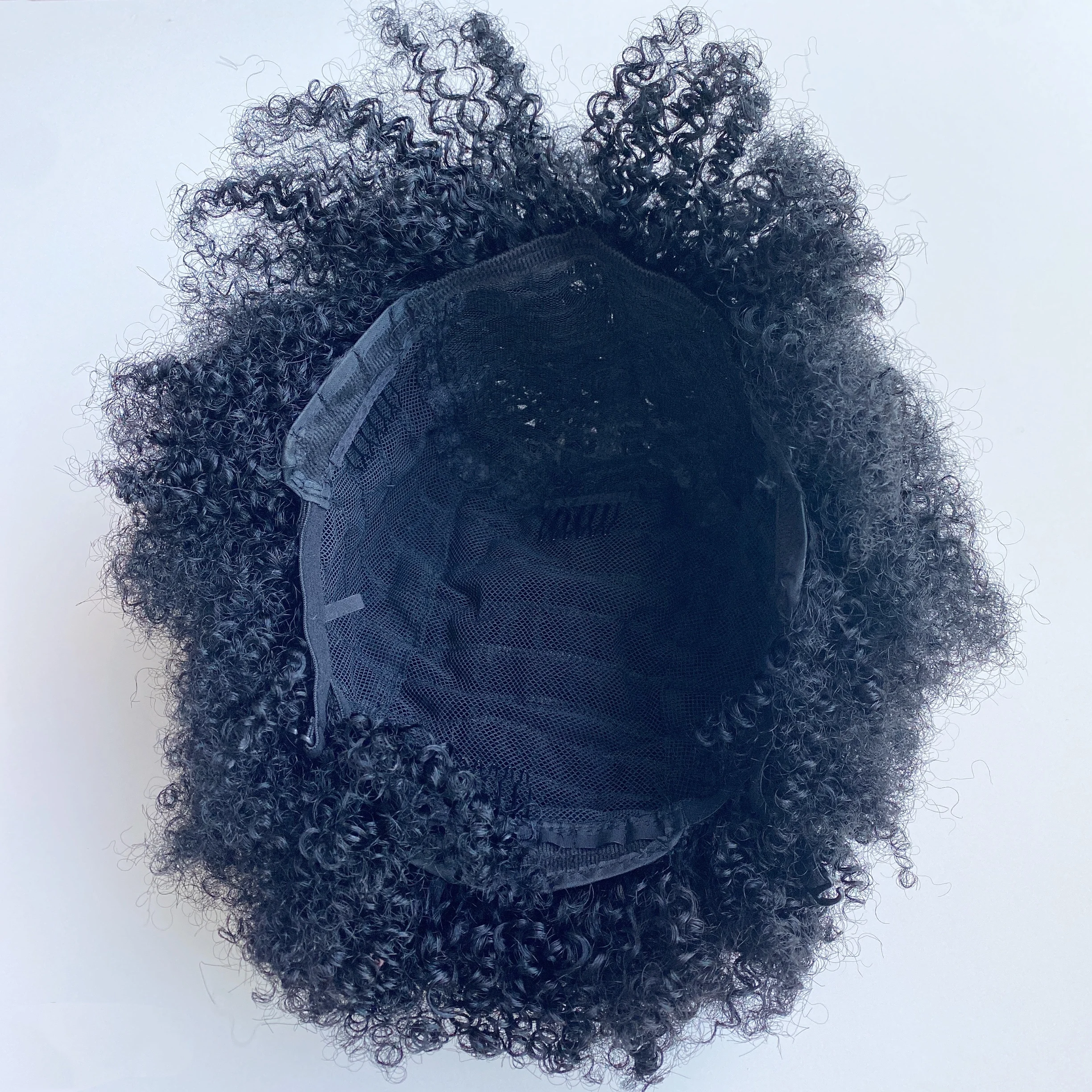 Bulk Scalp Bleached Knots Vrigin Glueless Highlight Black Women Human Baby Hair Pixie Cut Bob Afro Kinky Curly Wigs