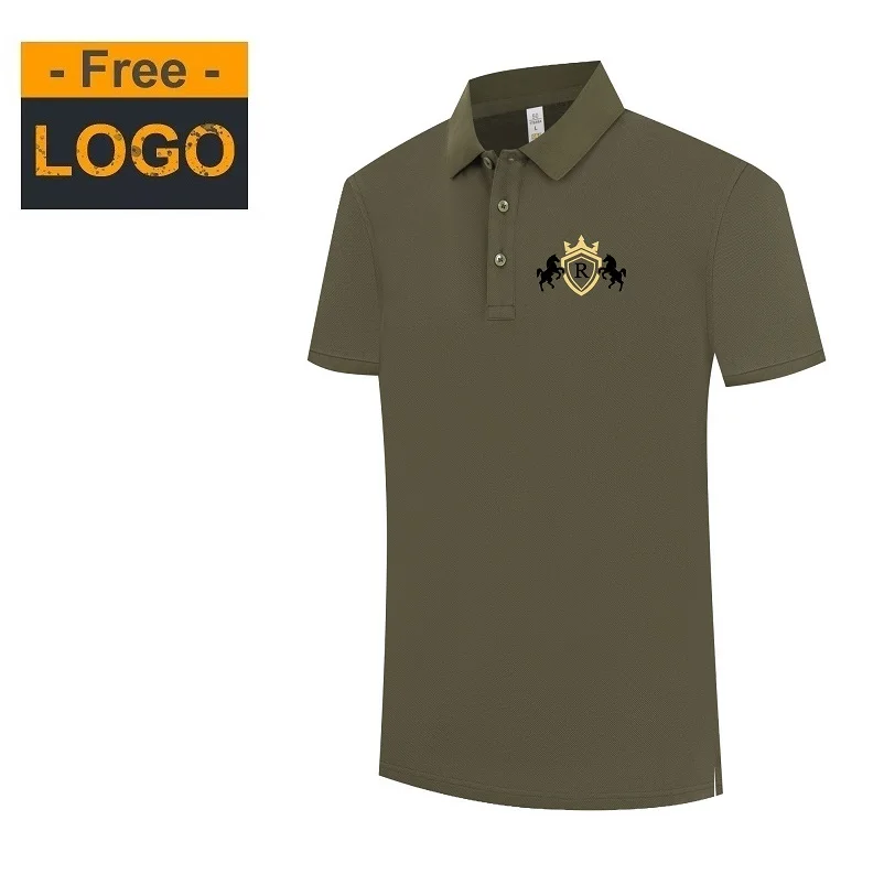 Designers Polo Tshirts Cotton High QualityMen's Polo Shirts For Men Stylish Custom Printed T -shirt
