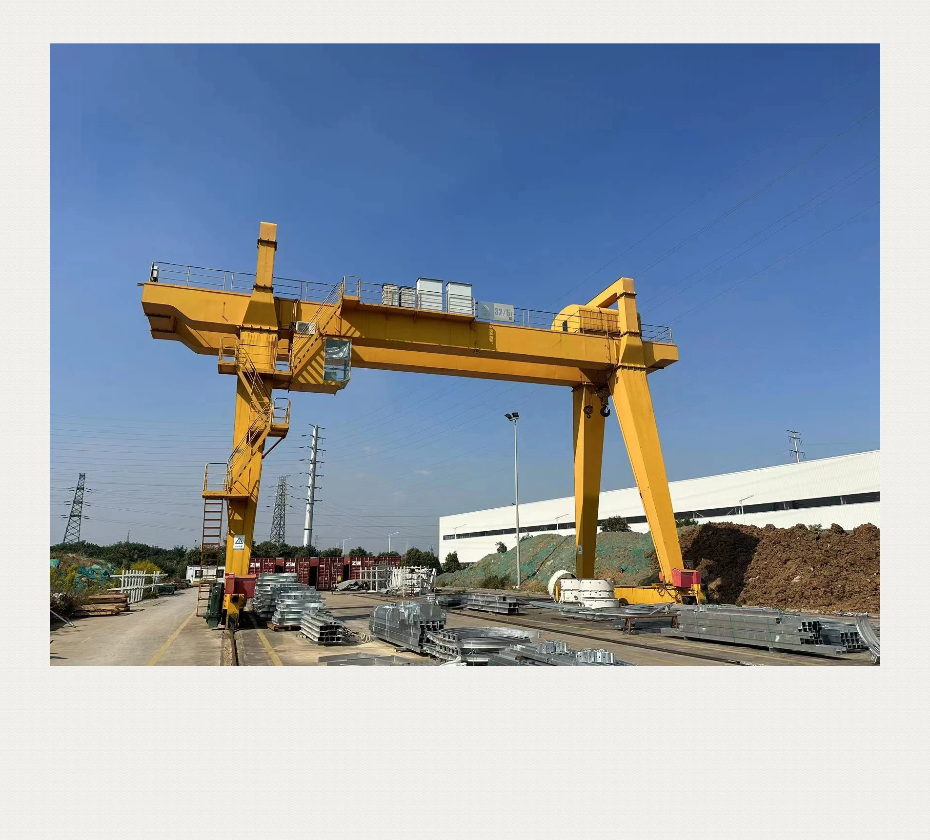 Top Quality Box Girder Gantry Crane Heavy Duty 20 ton 30 ton 50 ton Rail Mounted Harbour Portal Crane