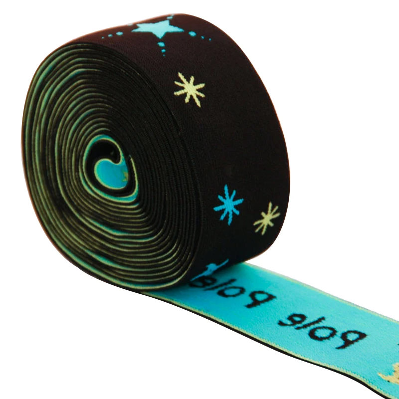 Wedtex Custom Sewing Jacquard Elastic Nylon Polyester Webbing for Bags & Garment & Home Textile