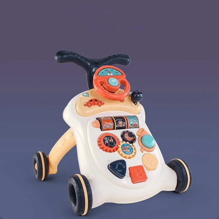 High Quality Adjustable Baby Walker, Toys Multifunctional Toddler Musical Walker/