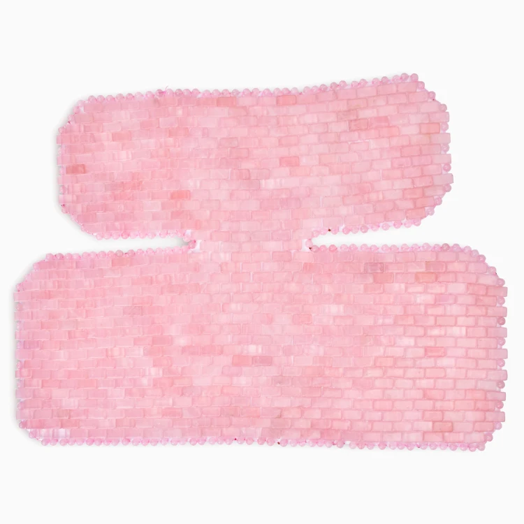 Skin care products anti-aging reusable rose quartz jade neck shoulder mask
