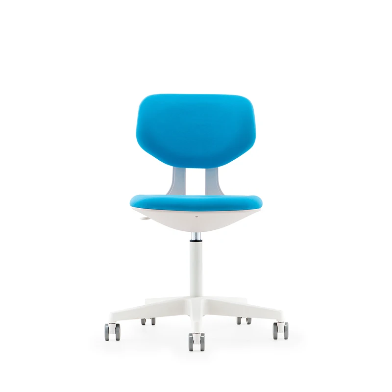 Simple Swivel Rolling Small Chair Flexible Salon Working Chair Artist Work Beauty Parlor Chair with Height Adjustable Function