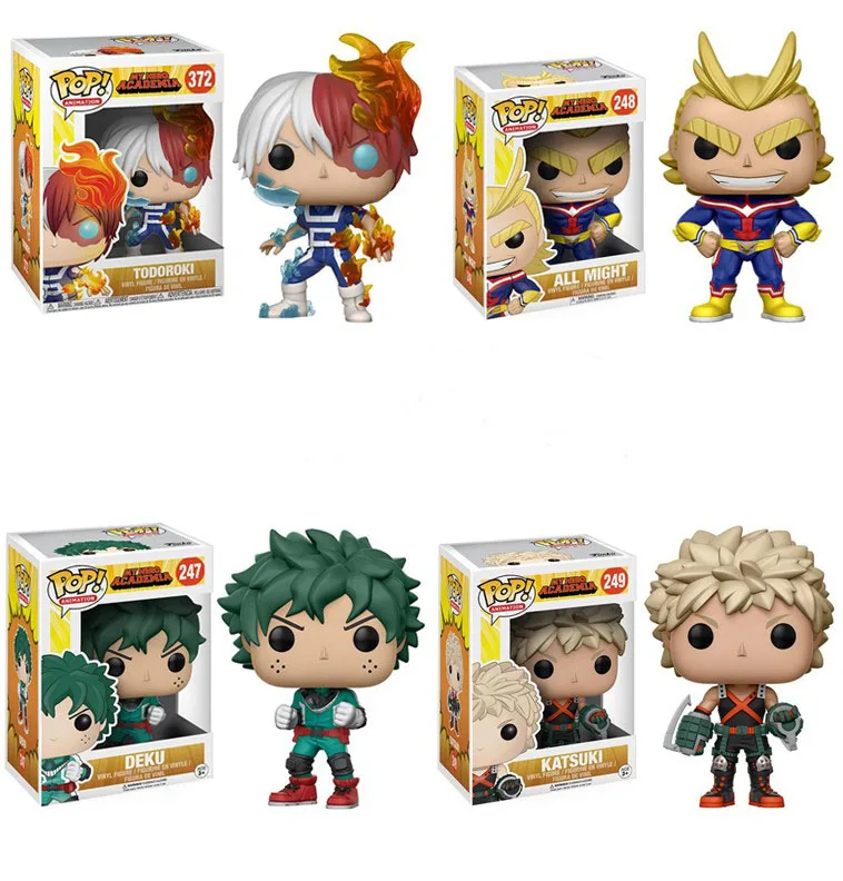 
Wholesale Custom Q-version Japanese Anime Figurine My Hero Academia PVC Figma Pop Action Figure Model Toys 
