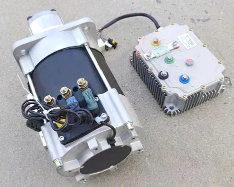 New Energy Electric 2-3Ton Forklift Trucks Spare Parts 72V/5KW AC Motor&Controller&Gear Oil Pump for Hydraulic Lifting System