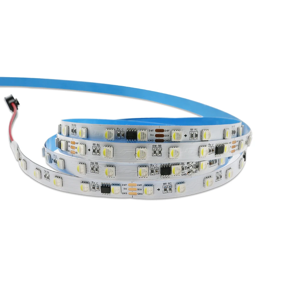 Dream Color Programmable 5050 Pixel RGBW Led Tape Light Colorful Digital UCS2904 Addressable Led Strip Light.