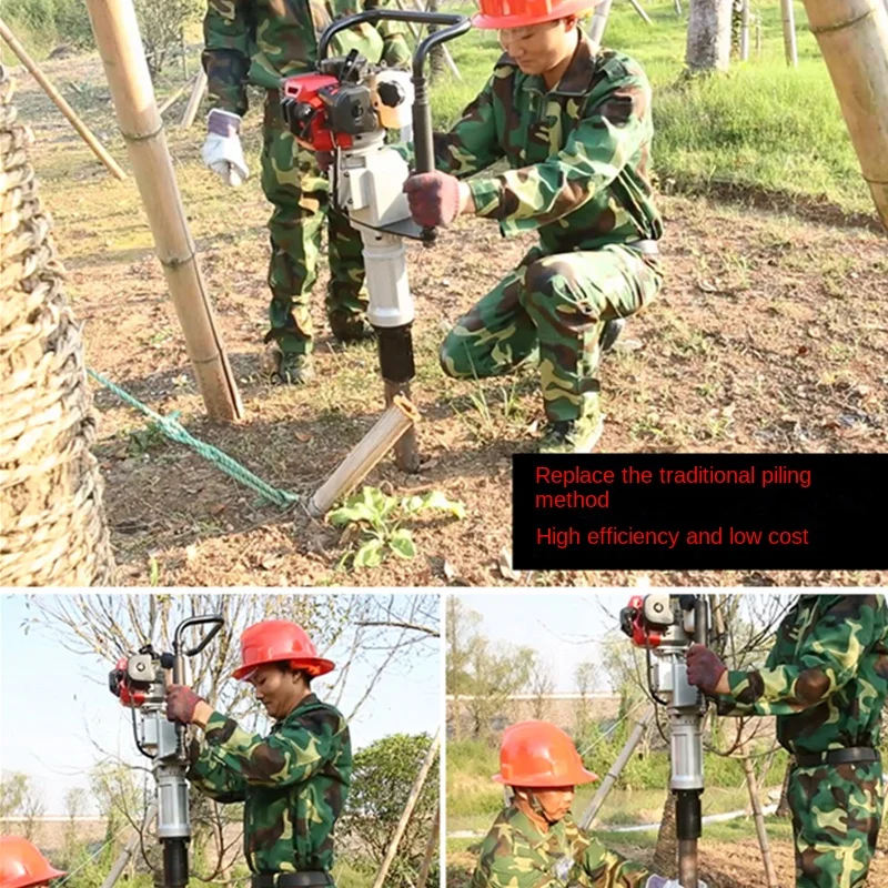 52cc Fence Knocker Gasoline Post Post Pile Driver
