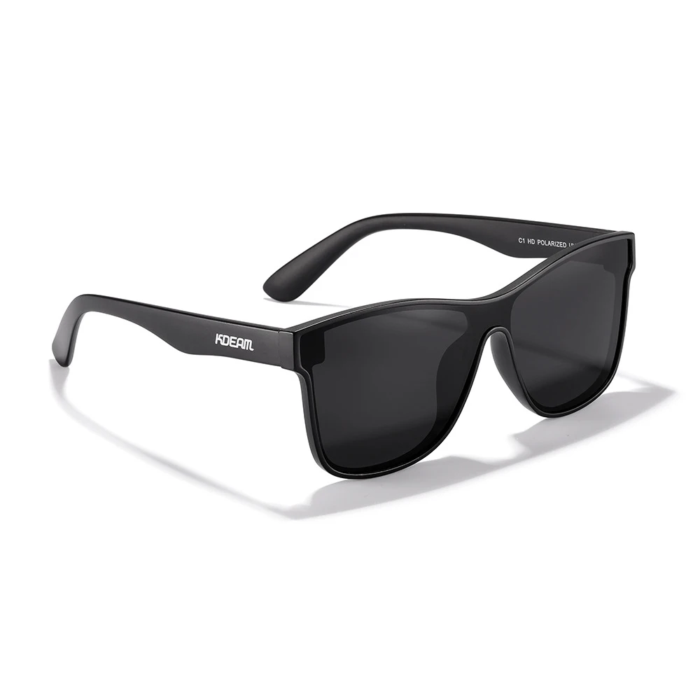 Kdeam KD030 uv400 polarized shades windproof pc sport sunglasses men polarized sport glasses for men